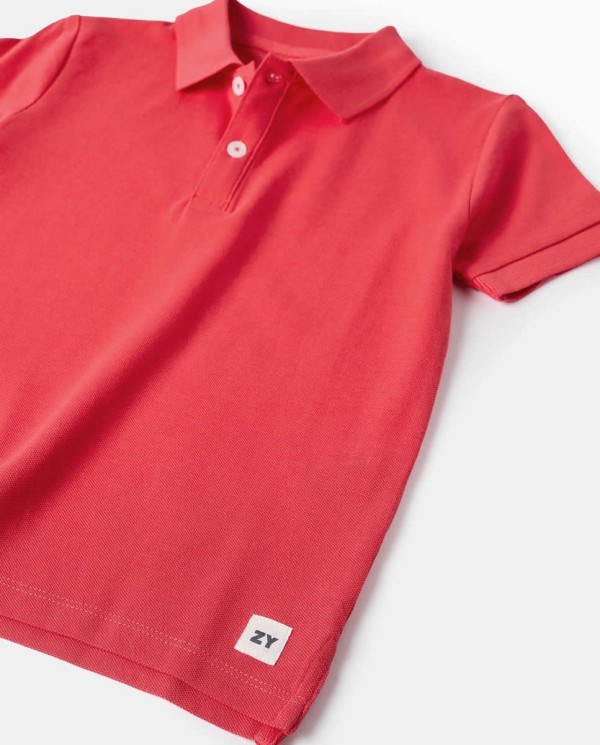 POLO M/CORTA BASICO ROJO
