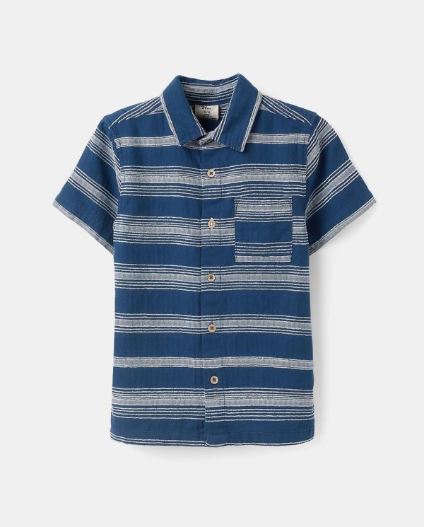 CAMISA DE RAYAS EN RELIEVE