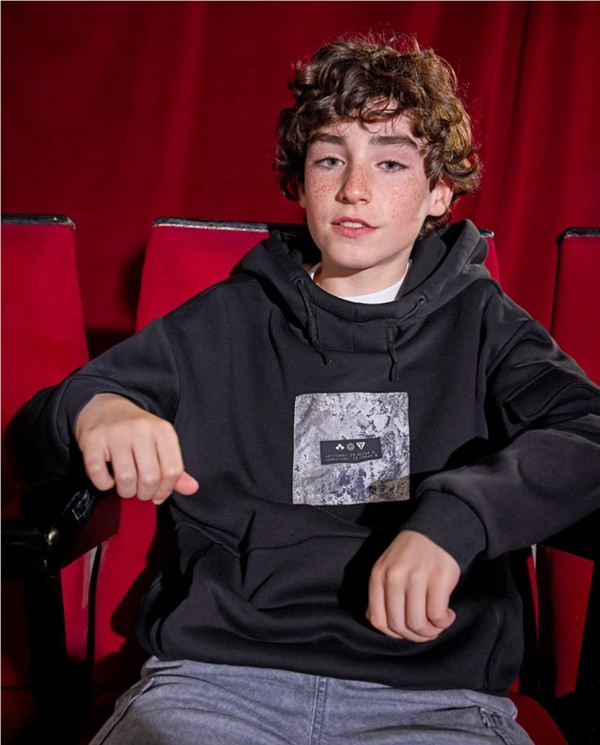 SUDADERA CONTRASTE PLANA