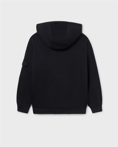 SUDADERA CONTRASTE PLANA