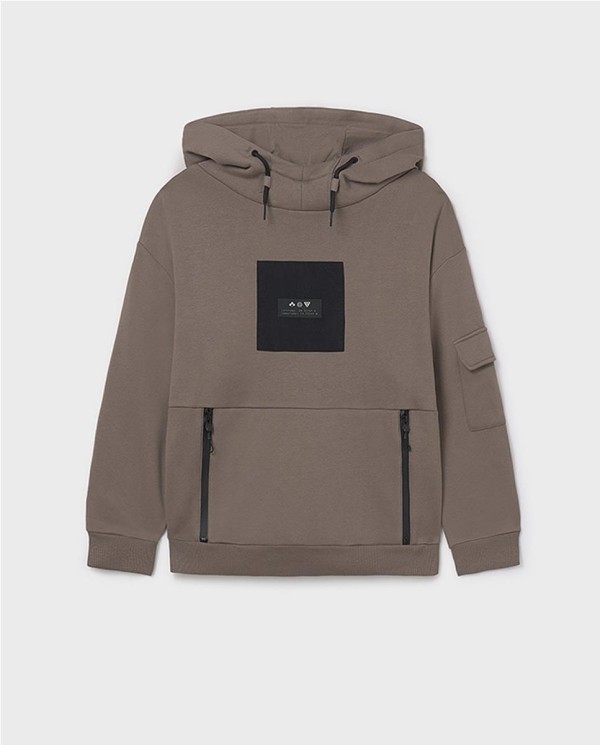 SUDADERA CONTRASTE PLANA