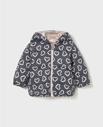 CHAQUETÓN REVERSIBLE ESTAMPADO