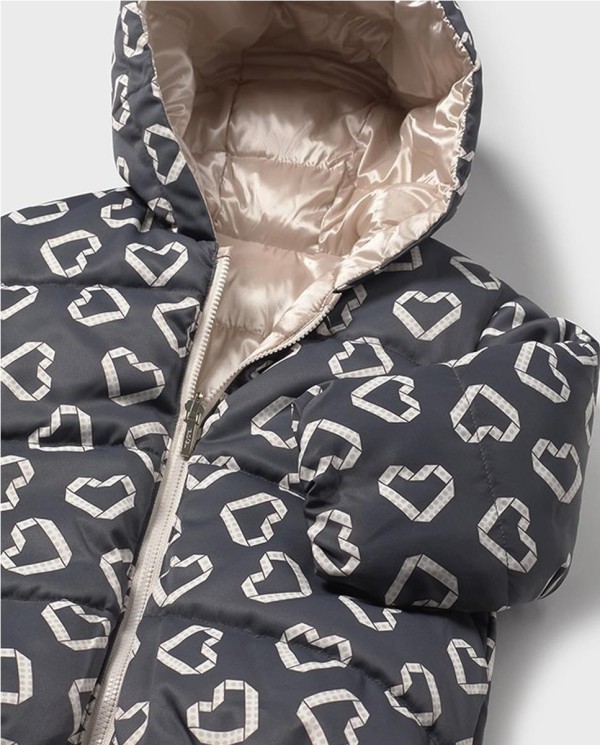 CHAQUETÓN REVERSIBLE ESTAMPADO