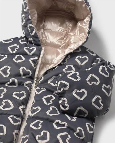 CHAQUETÓN REVERSIBLE ESTAMPADO