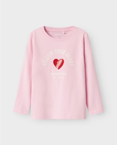 CAMISETA APLIQUE HEART