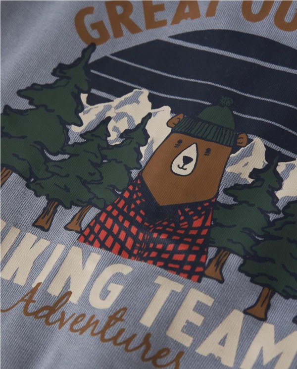 CHAQUETA FELPA CAPUCHA HIKING TEAM