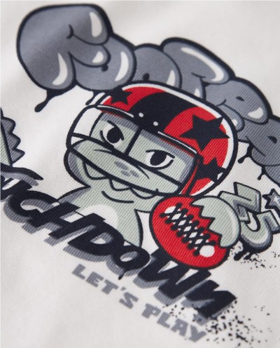 CAMISETA PRINT TOUCHDOWN