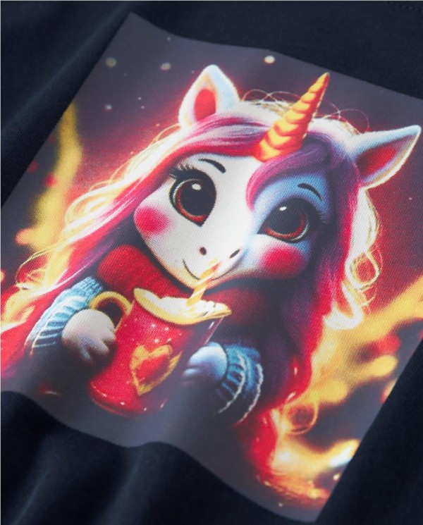 CAMISETA FOTO UNICORN