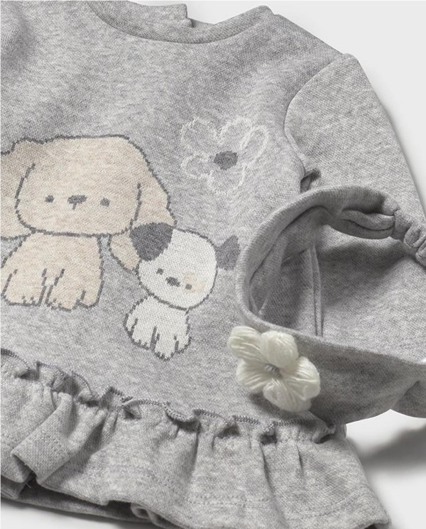 VESTIDO JACQUARD CON DIADEMA