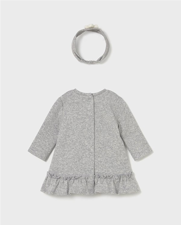 VESTIDO JACQUARD CON DIADEMA