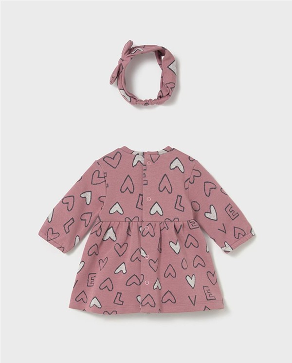 VESTIDO CON DIADEMA CORAZONES