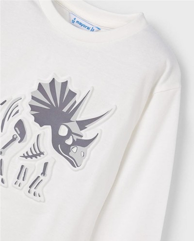 CAMISETA RELIEVE DINOSAURIO