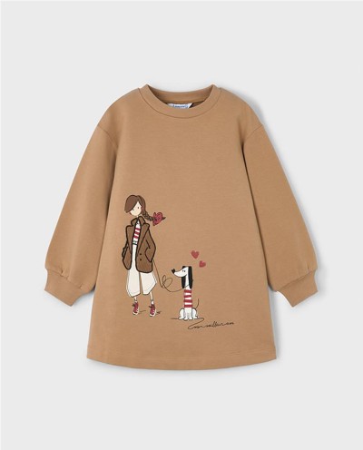 VESTIDO FELPA GIRL & DOG