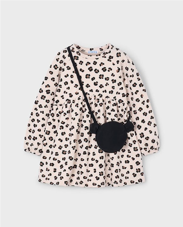 VESTIDO FELPA CON BOLSO OSITO