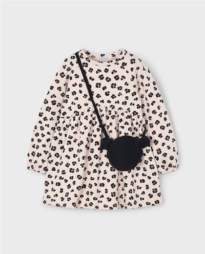 VESTIDO FELPA CON BOLSO OSITO