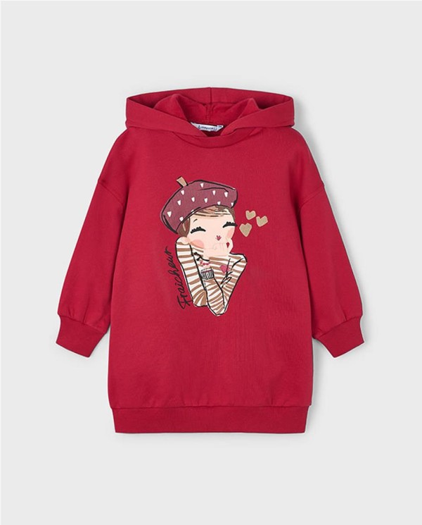 VESTIDO FELPA CAPUCHA FRAICHEUR