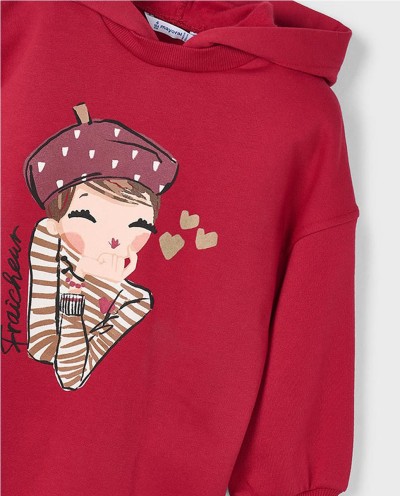 VESTIDO FELPA CAPUCHA FRAICHEUR