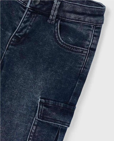 PATALÓN SOFT DENIM CARGO