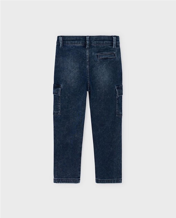 PATALÓN SOFT DENIM CARGO