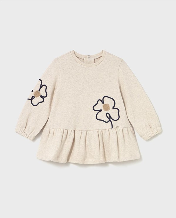 VESTIDO APLIQUE FLORES