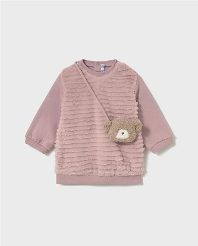 VESTIDO CON BOLSO OSITO