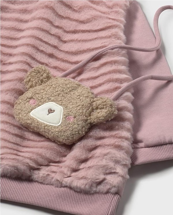 VESTIDO CON BOLSO OSITO