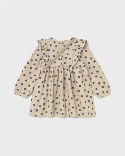 VESTIDO TOPOS CON BOLSITO