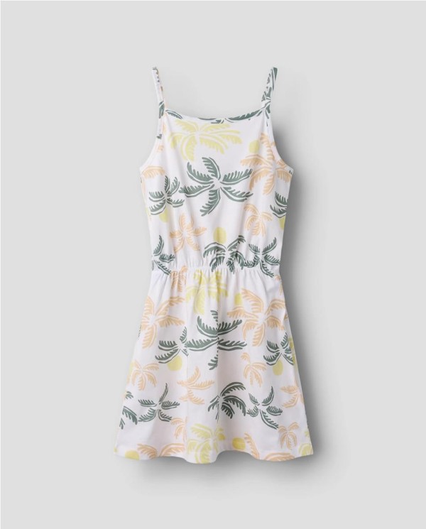 VESTIDO PUNTO TIRANTES PALMERAS