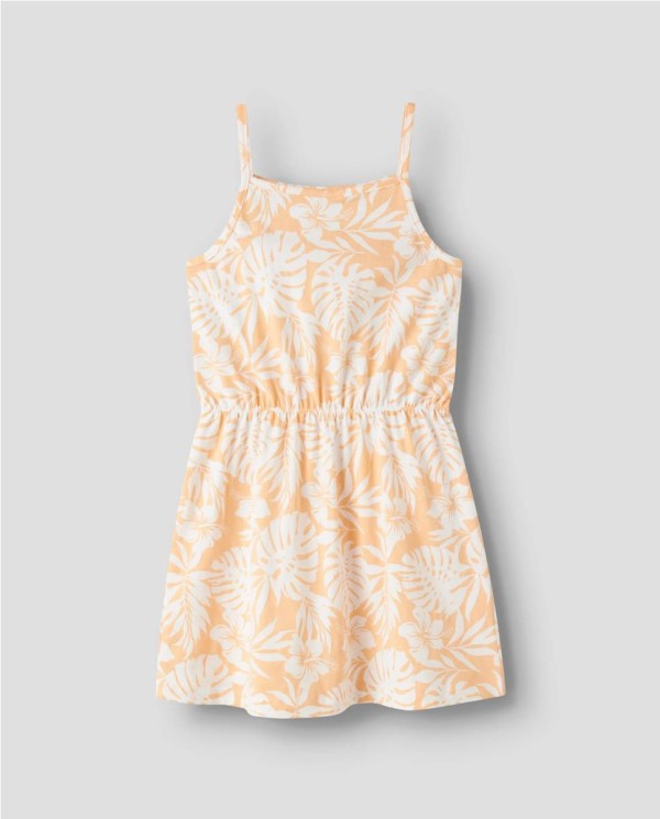 VESTIDO PUNTO TIRANTES TROPICAL