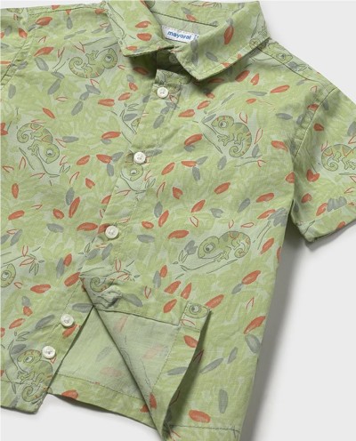 CAMISA ESTAMPADA CAMALEÓN