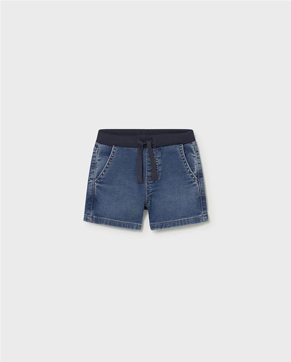 BERMUDA TEJANA CINTURA ELÁSTICA