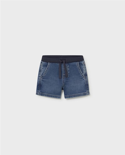 BERMUDA TEJANA CINTURA ELÁSTICA