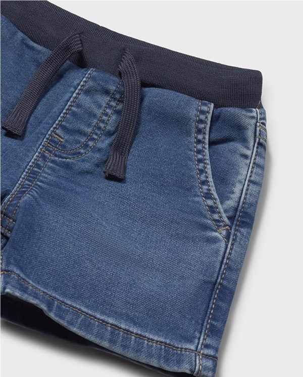 BERMUDA TEJANA CINTURA ELÁSTICA