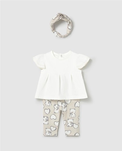 CONJUNTO LEGGING ESTAMPADO CON DIADEMA