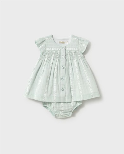 VESTIDO GASA BORDADO