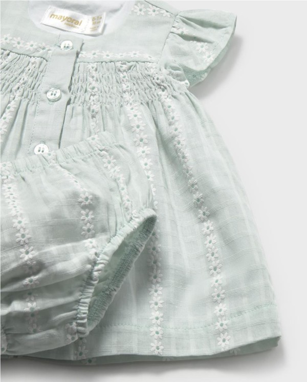 VESTIDO GASA BORDADO