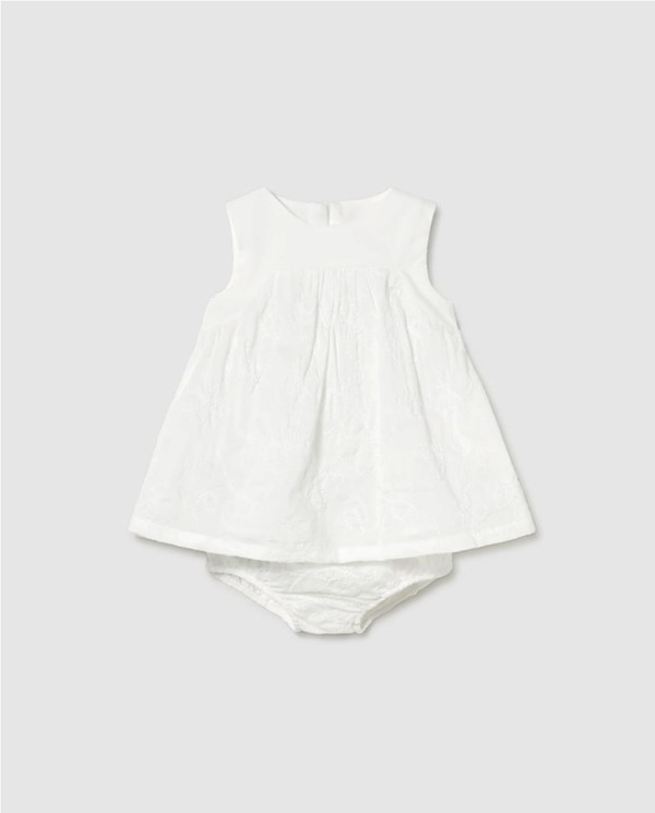 VESTIDO BORDADO FLORES