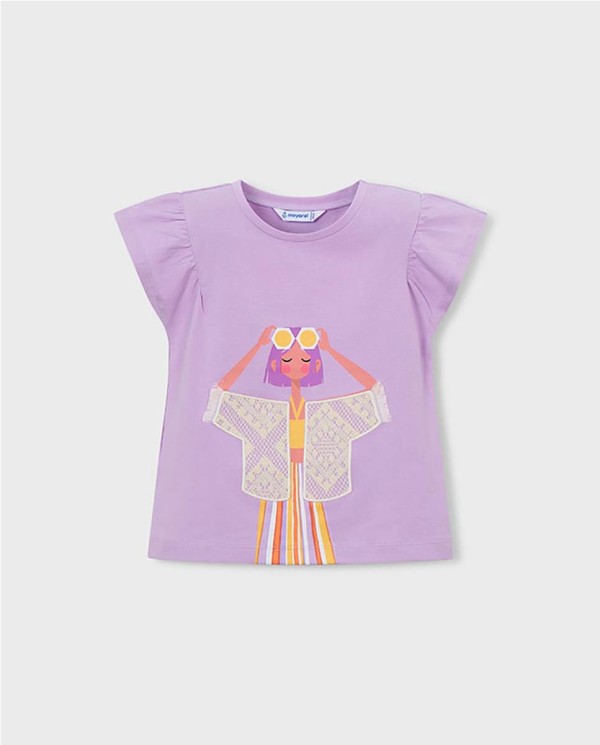 CAMISETA APLIQUE CHIC