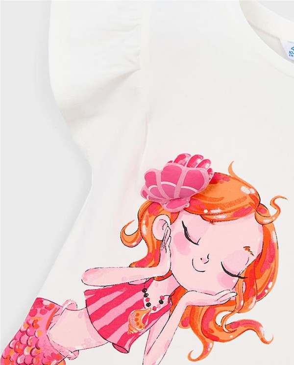 CAMISETA APLIQUE SIRENITA