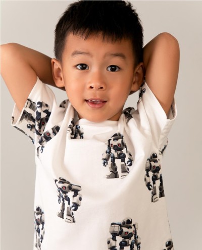 CAMISETA ESTAMPADA ROBOTS