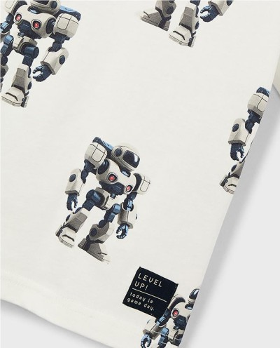 CAMISETA ESTAMPADA ROBOTS