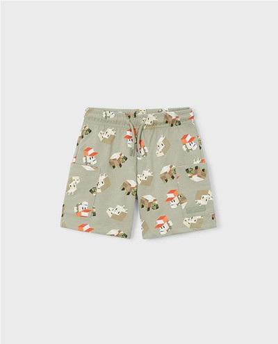 BERMUDA PUNTO ESTAMPADA