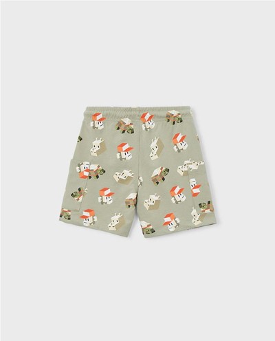 BERMUDA PUNTO ESTAMPADA