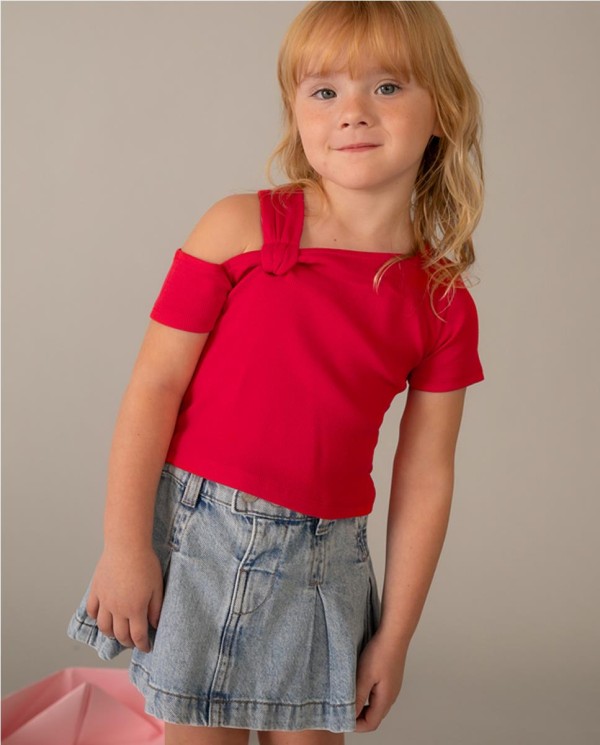 CAMISETA M/C ASIMÉTRICA