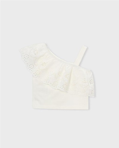 CAMISETA TIRANTE CON VOLANTE