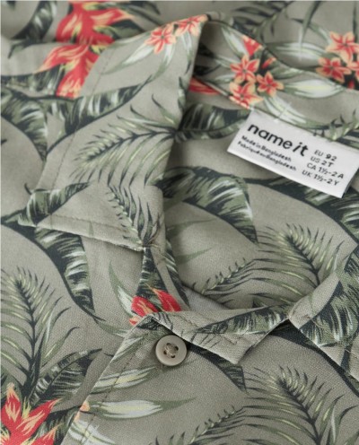 CAMISA ESTAMPADA HAWAIANA