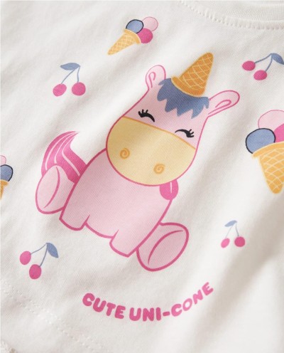CAMISETA TOP CUTE UNI-CONE