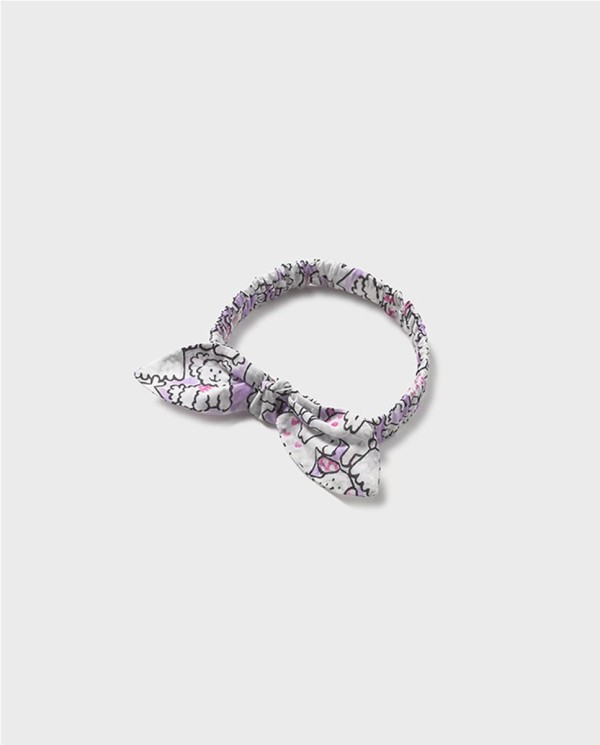 VESTIDO ESTAMPADO CON DIADEMA