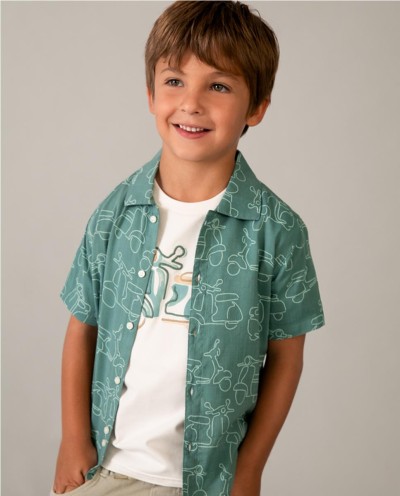 CAMISA M/C VESPAS