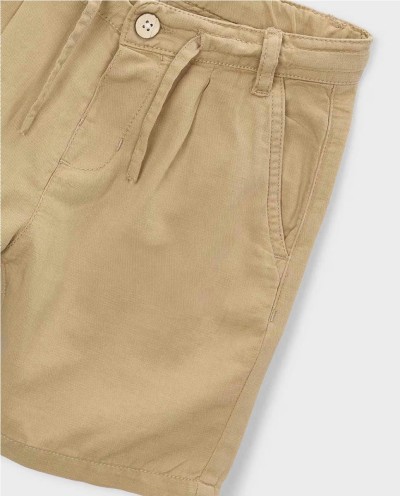 BERMUDA RELAXED FIT LINO